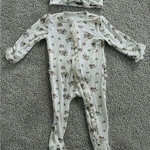 Little Me Floral Kids One Piece